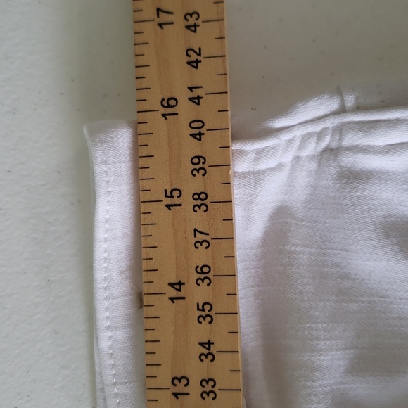 Madewell 10" High-Rise Skinny Jeans Women 31 White Stretchy Classic Minimalist - Picture 13 of 15